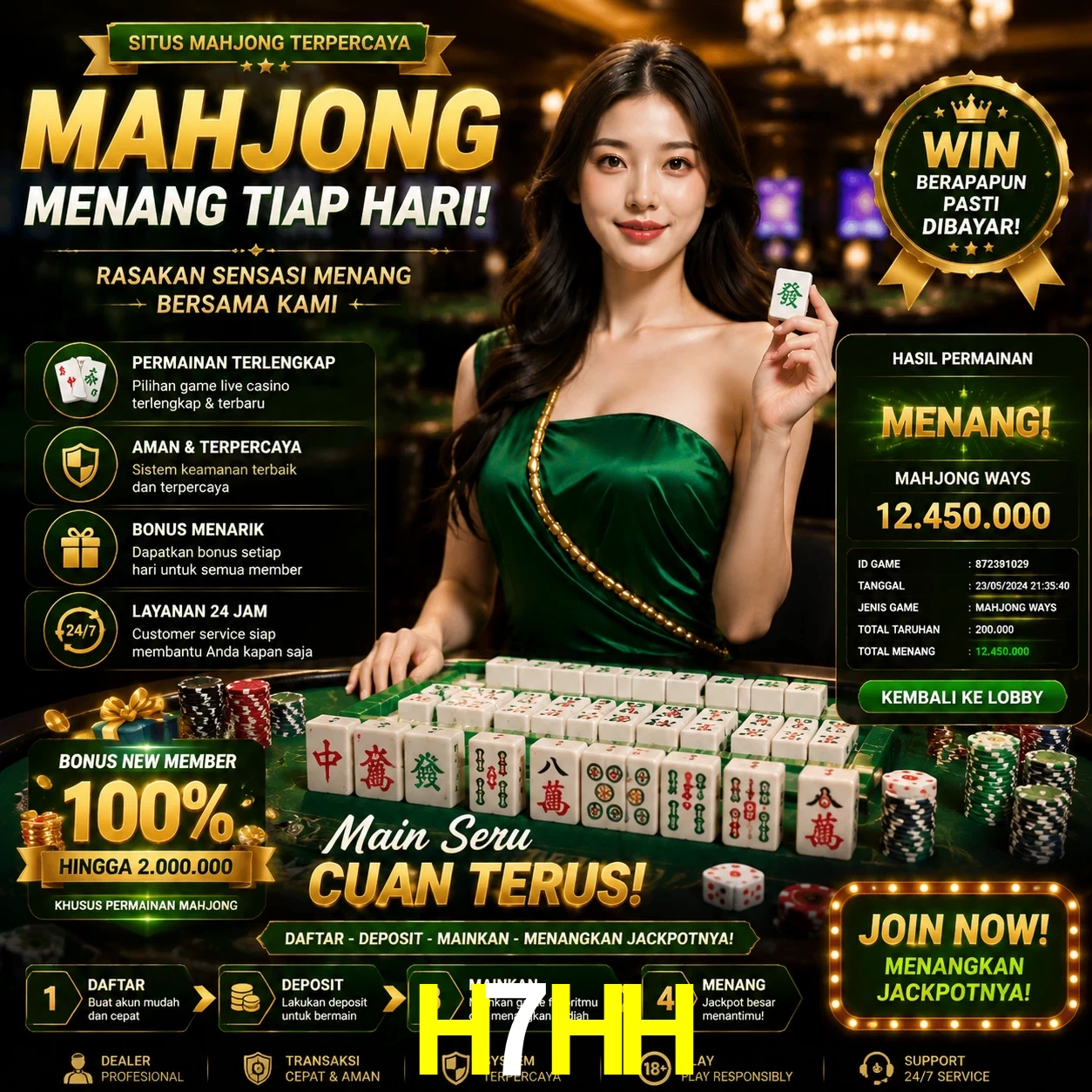 Cashback VIP H7HH - reembolso semanal